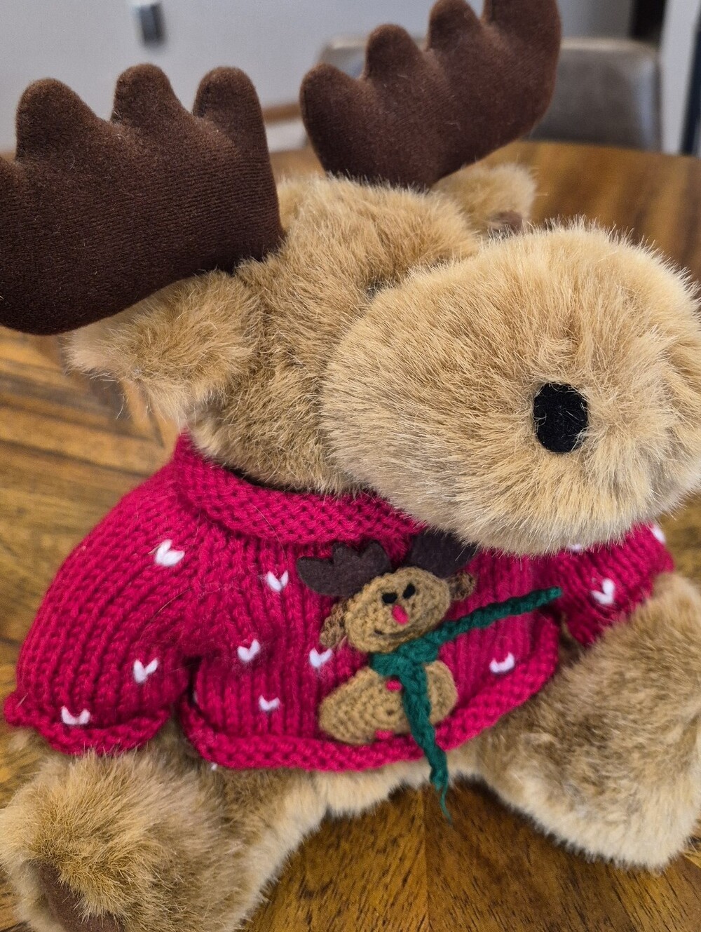 Vintage Christmas Reindeer Plush
